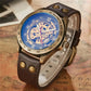 Retro with Genuine Leather Inspirational Watches