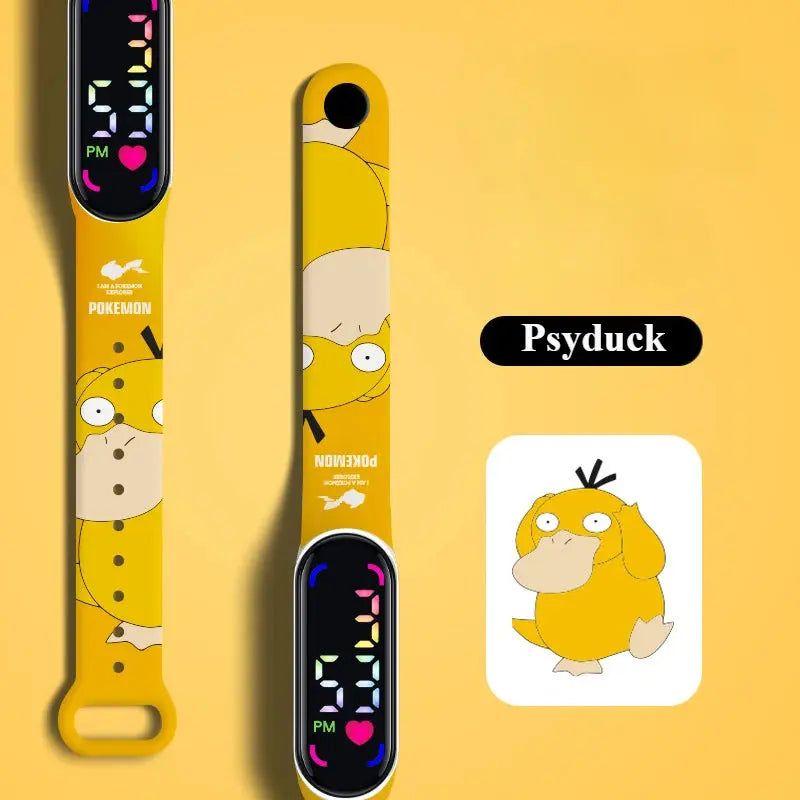 Pokemon LED Digital Waterproof Watch for Kids Inspirational Watches