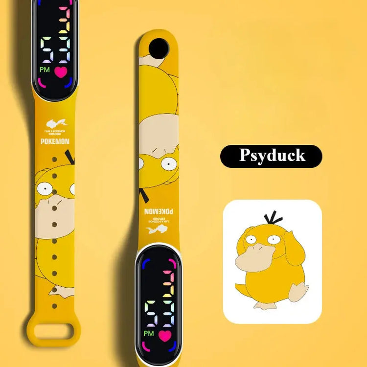 Pokemon LED Digital Waterproof Watch for Kids Inspirational Watches