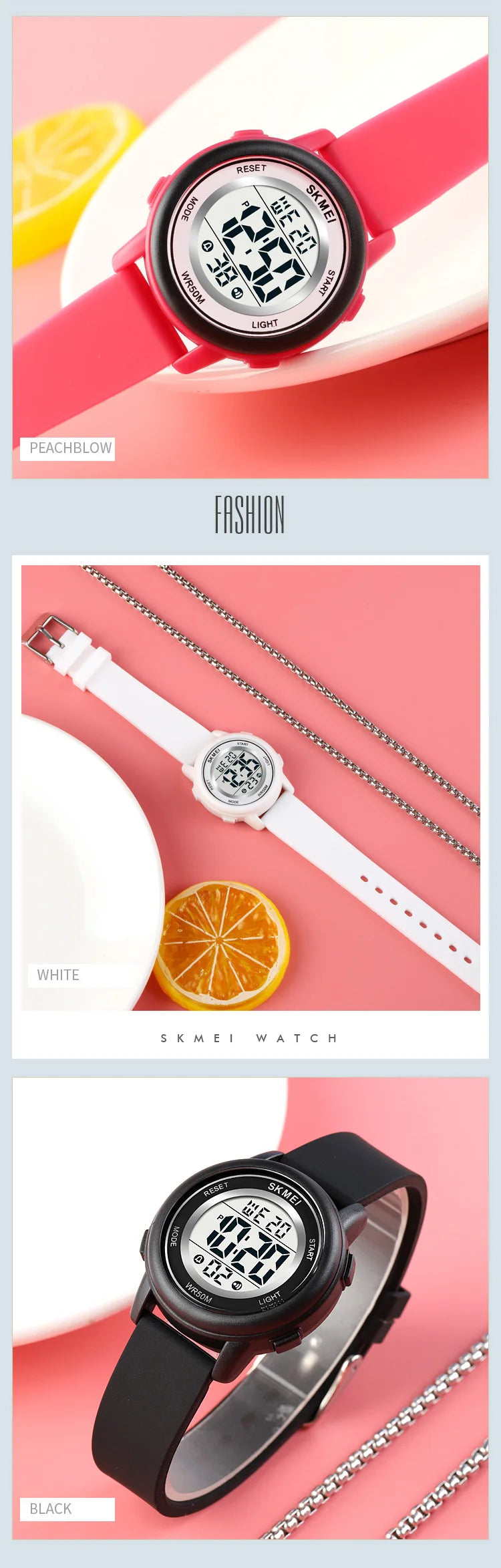 50M Waterproof Kids Watch Inspirational Watches