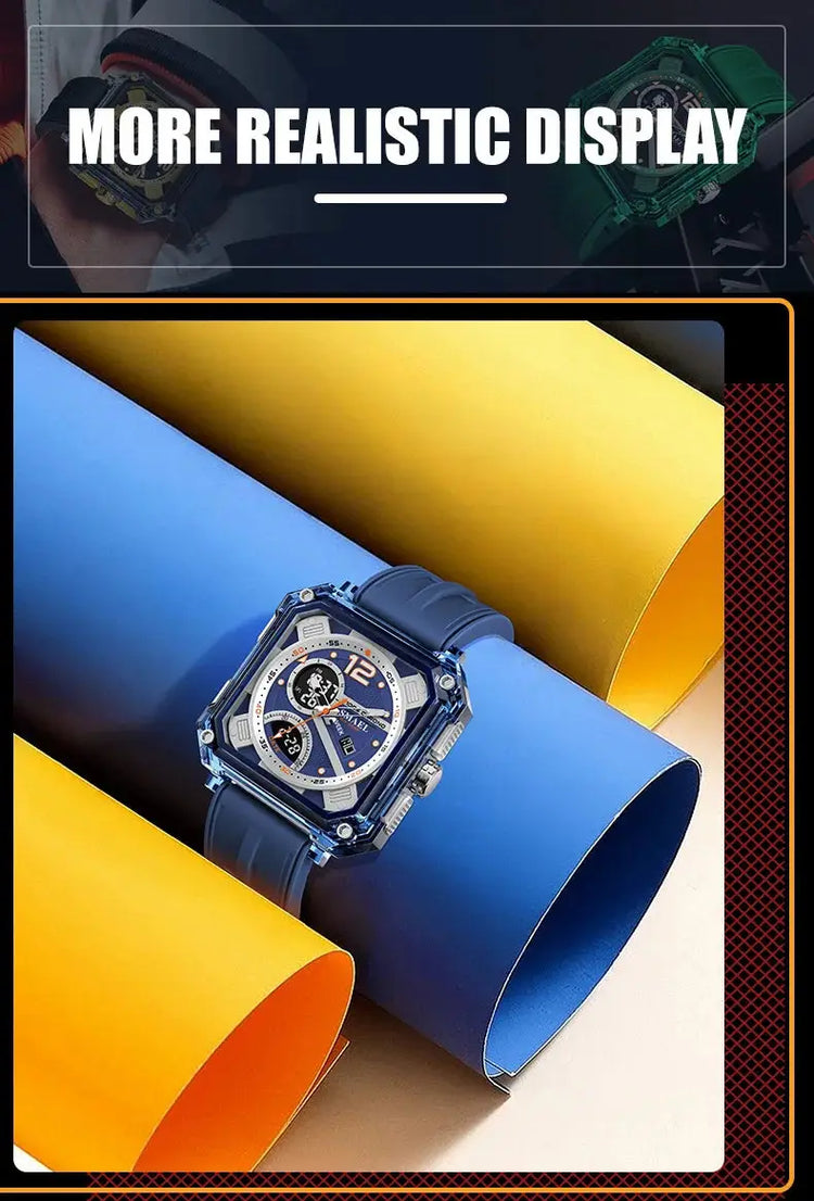 Military Watches Men Watch 2025 New 50M Waterproof Wristwatch Stopwatch Alarm LED Light Digital Watches 8121 Men&