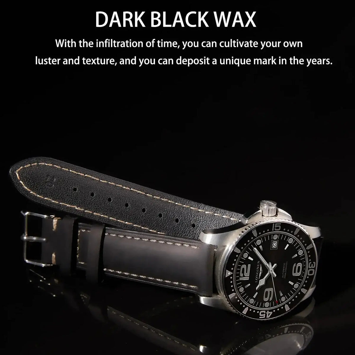 Vintage Quick-Release Genuine Leather Watch Strap