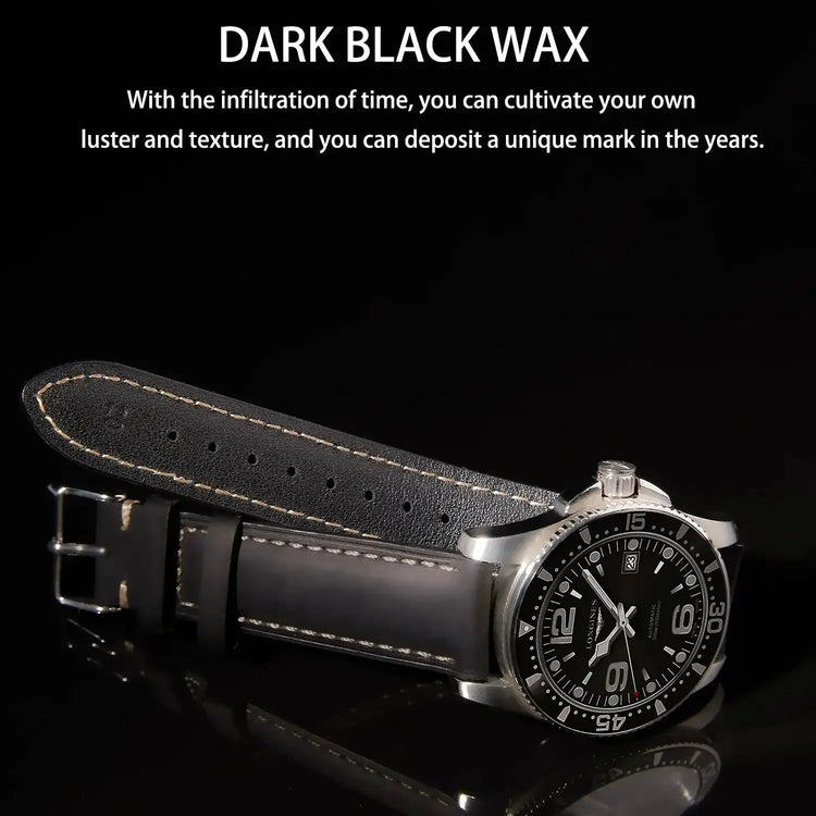 Vintage Quick-Release Genuine Leather Watch Strap