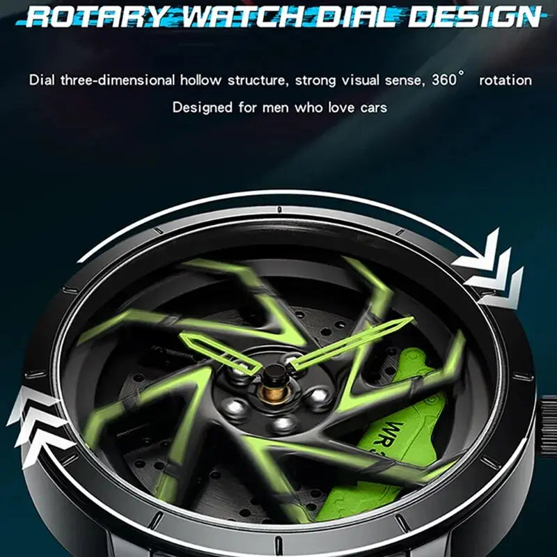 Spinning Waterproof Sport Watch Inspirational Watches