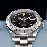 Luxury Automatic Mechanical Wristwatch Stainless Steel Retro 42mm Sapphire Waterproof - Inspirational Watches