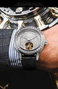 Diamonds Face Tourbillon Mechanical Luminous Waterproof Mechanical Inspirational Watches