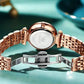 Faceted Dial Women’s Quartz Watch