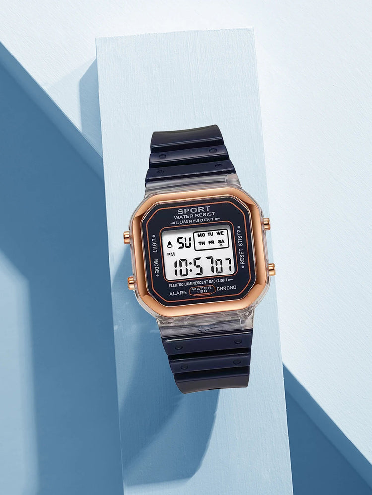 Multifunctional LED Digital Kids Sports Watch Inspirational Watches