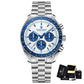 Luxury Business Mens Watches Chronograph AR Sapphire Mirror Waterproof - Inspirational Watches