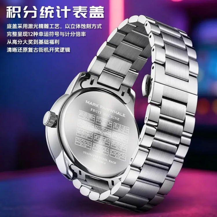 Mark Fairwhale New Quartz Watch For Men Fruit Rotating Dial Wristwatch Luxury Waterproof  Clock Man Fashion Watch 2026 Top Brand Inspirational Watches