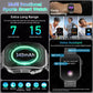 LIGE New 2.2-inch 3D Curved Screen Smart Watch With LED Light Thermometer Health Monitor Smartwatch BT Call Sports Fitness Watch Inspirational Watches