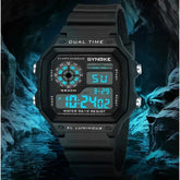 Digital Sports Luminous Multifunction Waterproof watch Inspirational Watches