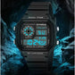 Digital Sports Luminous Multifunction Waterproof watch Inspirational Watches