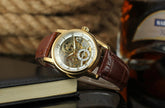 2026 Designer Luxury FORSINING Classic Mechanical Skeleton Man Watches Automatic Movement  Clock Waterproof Leather Wristwatch Inspirational Watches