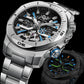 44mm Vintage Dial Luxury Sapphire Automatic Mechanical Waterproof Inspirational Watches