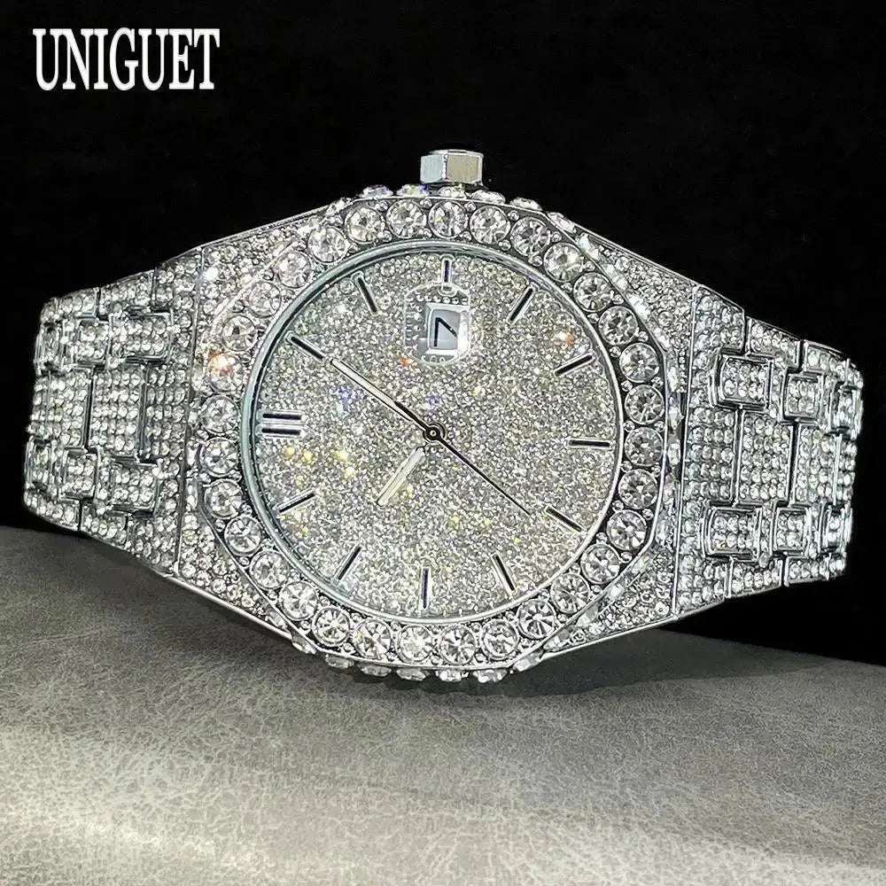 Luxury Iced Out Waterproof Watch - Inspirational Watches