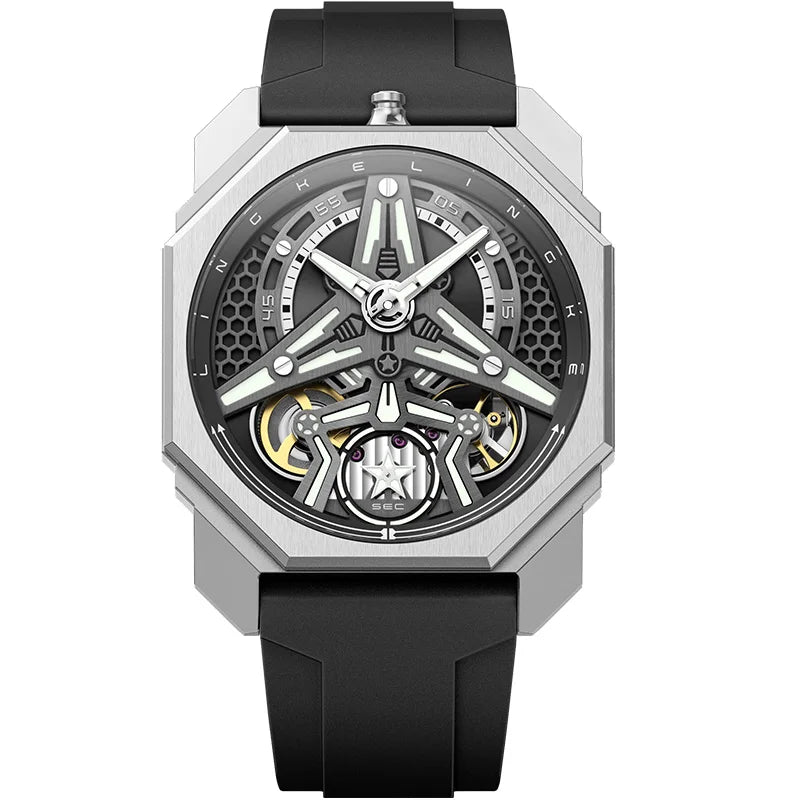 Mens Skeleton Dial Sport Mechanical Watches For Men Luxury Brand Pagani Designs Watch Waterproof Quartz Wristwatch Montre Homme Inspirational Watches