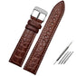 Premium Crocodile-Pattern Leather Watch Strap