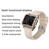 Square Dual Time Electronic Watch Waterproof - Inspirational Watches