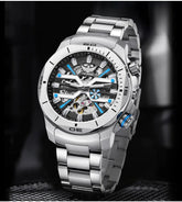 44mm Vintage Dial Luxury Sapphire Automatic Mechanical Waterproof Inspirational Watches