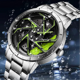360 Degree Rotating Wheel Rim Dial Watch Inspirational Watches