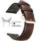 Vintage Quick-Release Genuine Leather Watch Strap