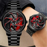 360 Degree Rotating Wheel Rim Dial Watch Inspirational Watches