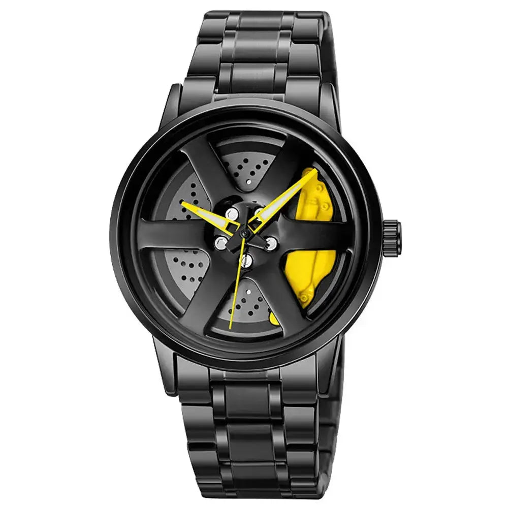 360° Rotating Wheel Dial Quartz Watch Inspirational Watches