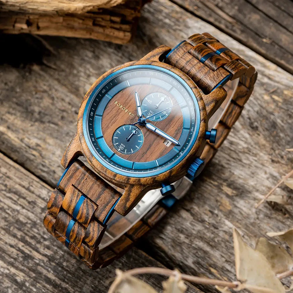 Vintage Wooden Watch for Men – Luxury Original Wristwatch with Premium Design - Inspirational Watches