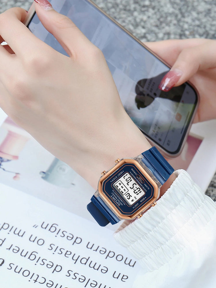 Multifunctional LED Digital Kids Sports Watch Inspirational Watches