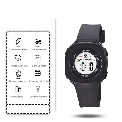 30M Waterproof Digital  Kids Watch Inspirational Watches