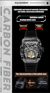 Fully automatic skeleton mechanical watch, fashionable personality, luxury hot men&