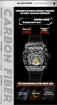 Fashionable Fully automatic skeleton mechanical watch Inspirational Watches