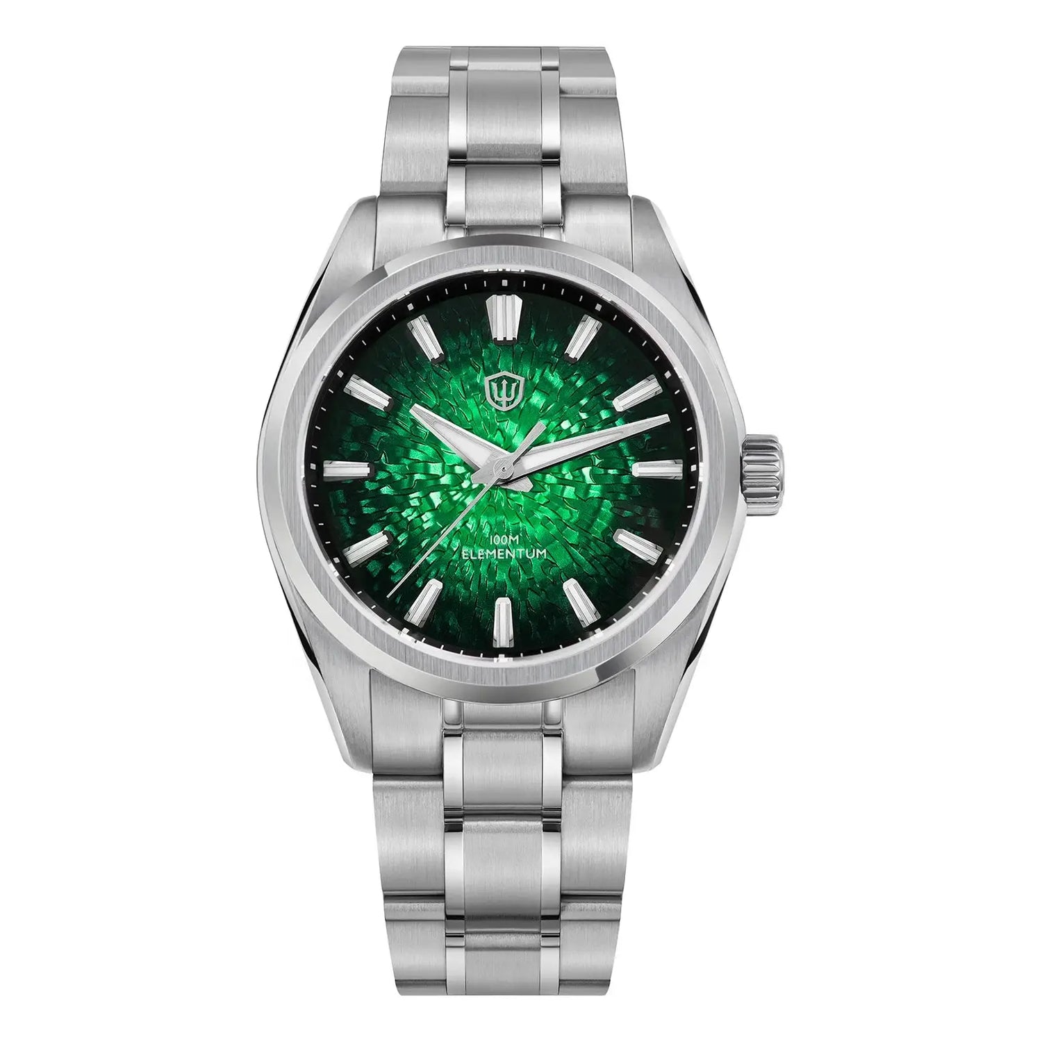 Watchdives WD0003C Quartz Watch VH31 Sweep Seconds Movement 38mm ice Crack Dial Sapphire Luminous 100m Waterproof Men Wristwatch Inspirational Watches