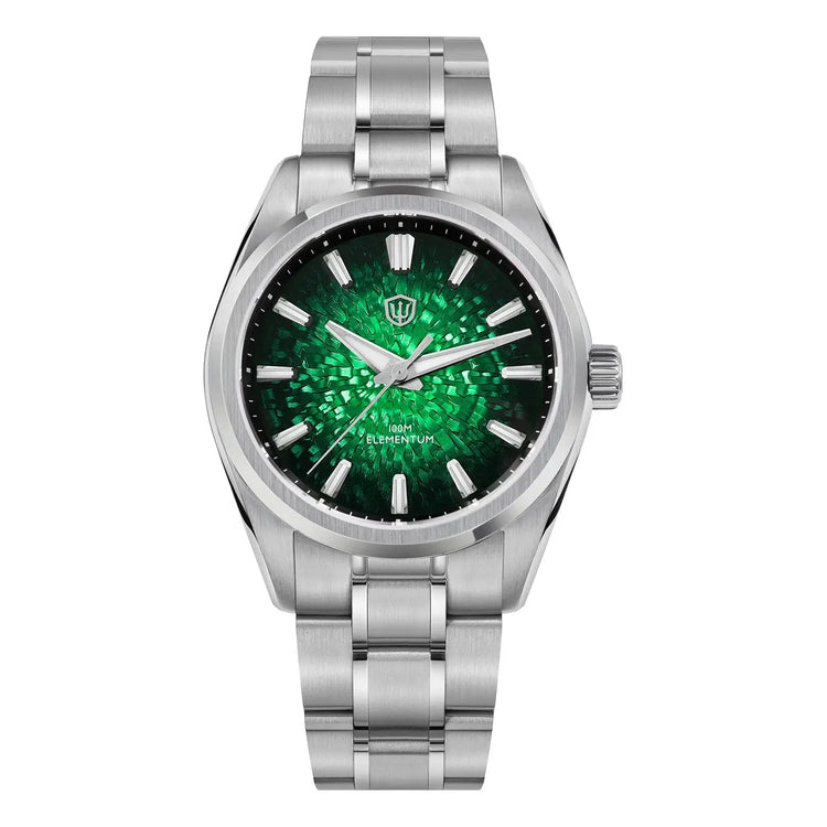 Watchdives WD0003C Quartz Watch VH31 Sweep Seconds Movement 38mm ice Crack Dial Sapphire Luminous 100m Waterproof Men Wristwatch Inspirational Watches