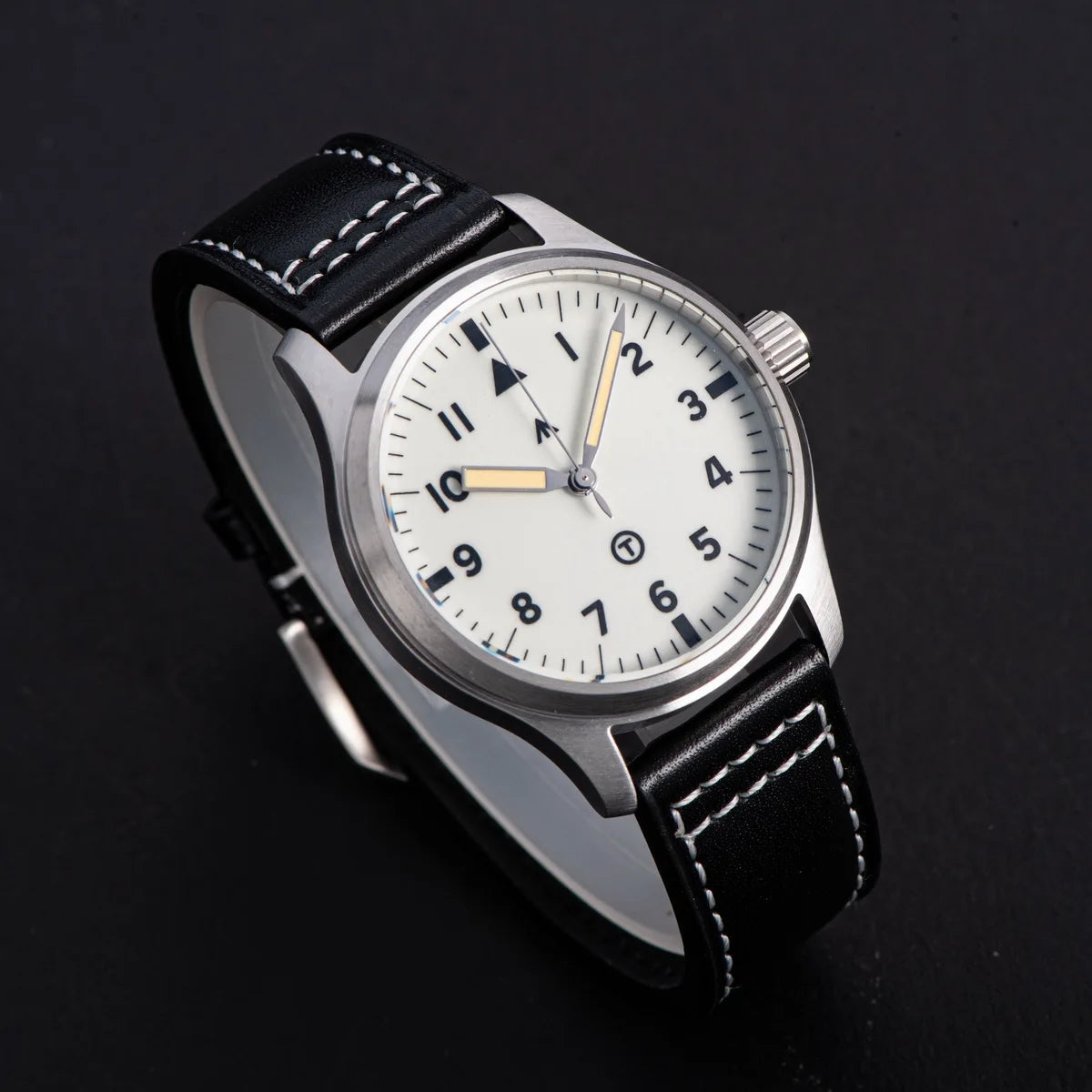 SEESTERN Watch Automatic Mechanical Wristwatches NH35 Movement Military Full Luminous Sapphire Crystal Waterproof Army Air Force Inspirational Watches