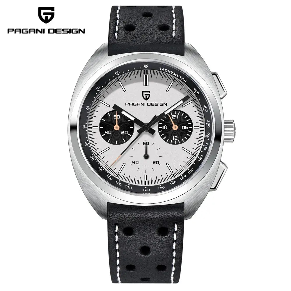 Luxury 40mm Stainless Steel Sports Watch with Chronograph - Inspirational Watches