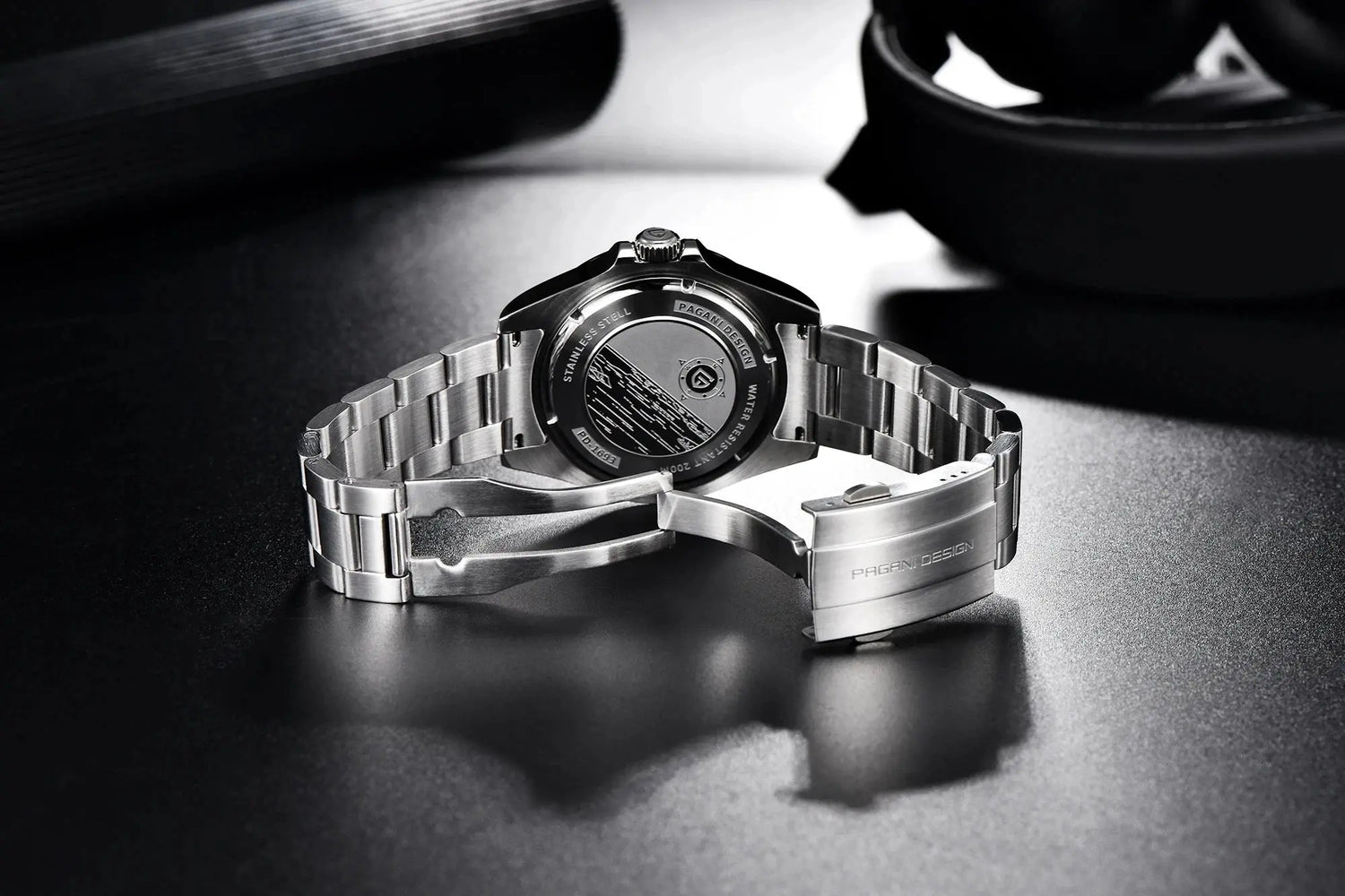 Luxury Automatic Mechanical Wristwatch Stainless Steel Retro 42mm Sapphire Waterproof - Inspirational Watches