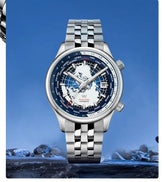 WM Watch Automatic Mechanical Men Watches High Quality Sapphire World Time Original Recognized Brand Welly Merck Watch Man WM057 Inspirational Watches