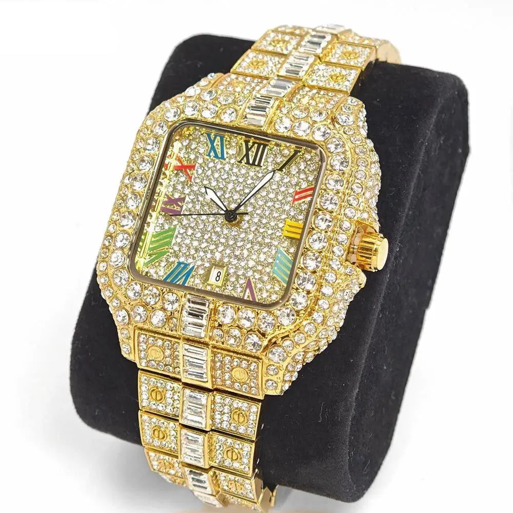 Rainbow Luxury Diamond Watch - Inspirational Watches