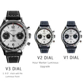 Mechanical Chronograph Panda Wristwatch Air Force Sapphire Waterproof Inspirational Watches