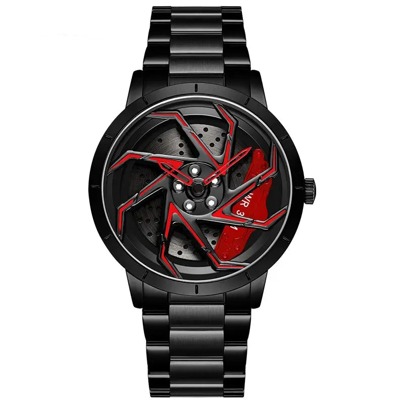 360 Degree Rotating Wheel Rim Dial Watch Inspirational Watches