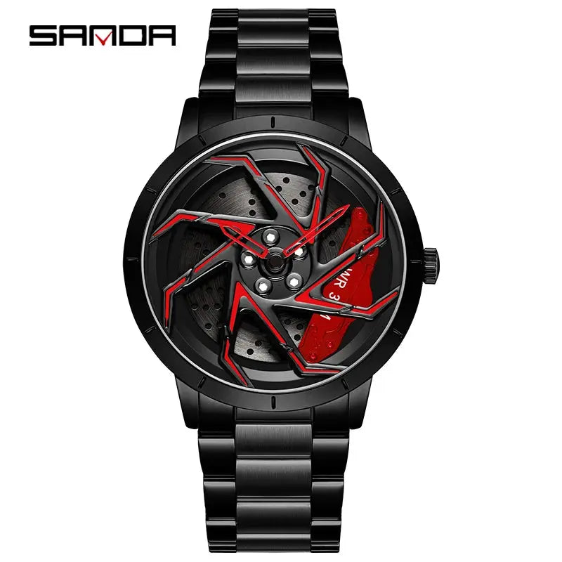 360 Degree Rotating Wheel Rim Dial Watch Inspirational Watches