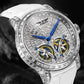 2026 PINDU Design New 46MM Diamond Mechanical Watch Men Top Luxury Double Flying Wheel Watch Sapphire Glass Waterproof Watch MEN Inspirational Watches