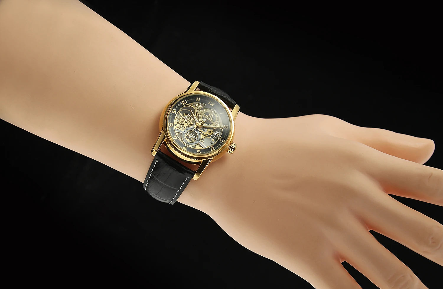 2026 Designer Luxury FORSINING Classic Mechanical Skeleton Man Watches Automatic Movement  Clock Waterproof Leather Wristwatch Inspirational Watches