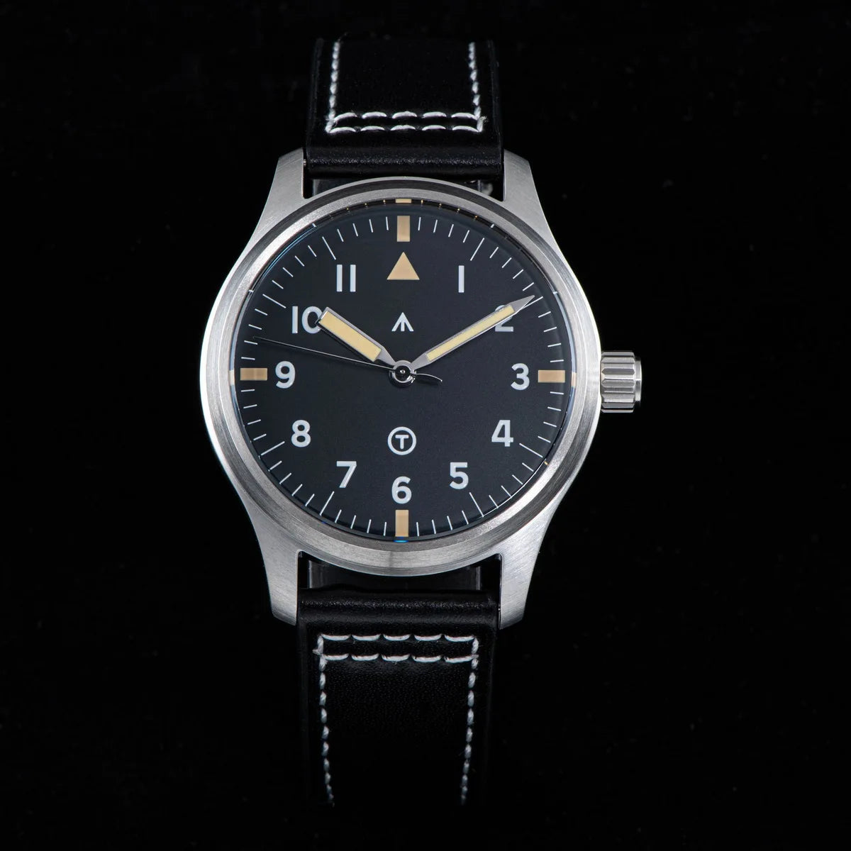 SEESTERN Watch Automatic Mechanical Wristwatches NH35 Movement Military Full Luminous Sapphire Crystal Waterproof Army Air Force Inspirational Watches