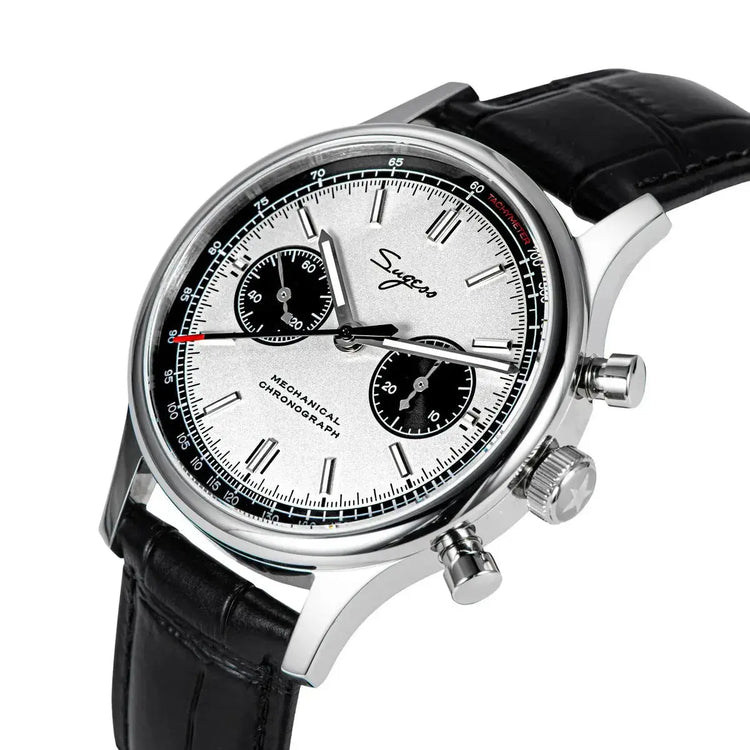 Mechanical Chronograph Panda Wristwatch Air Force Sapphire Waterproof Inspirational Watches
