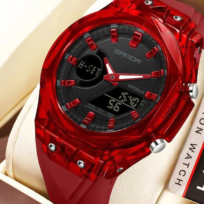Fashion Electronic Watches Dual Display - Inspirational Watches