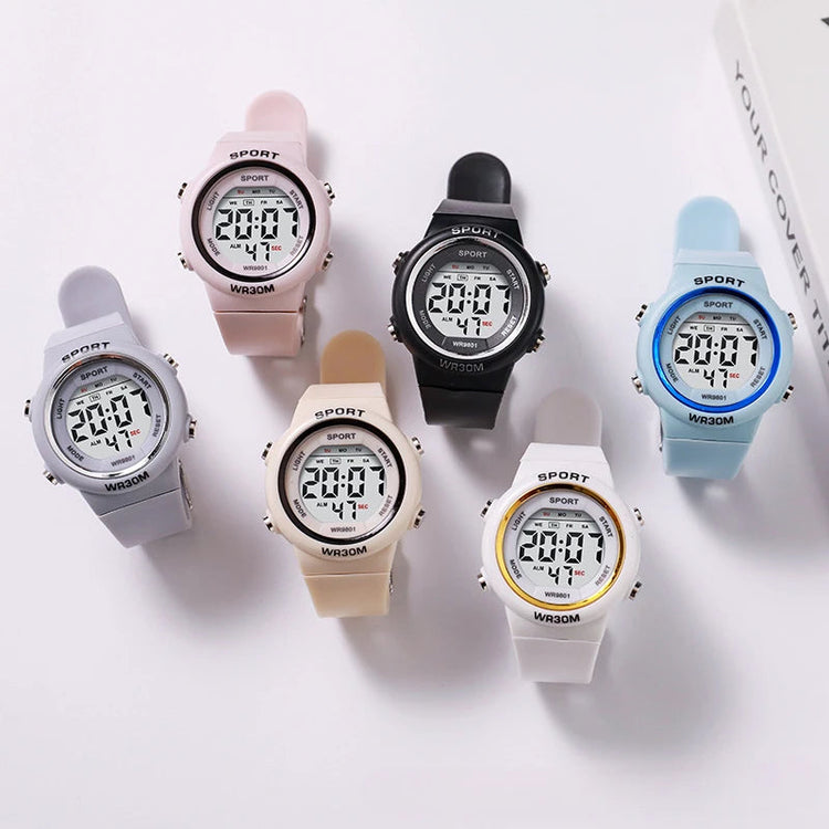 Waterproof Multifunctional Kids Sports Watch Inspirational Watches