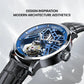 Tourbillon Luxury Skeleton Manual Mechanical Inspirational Watches